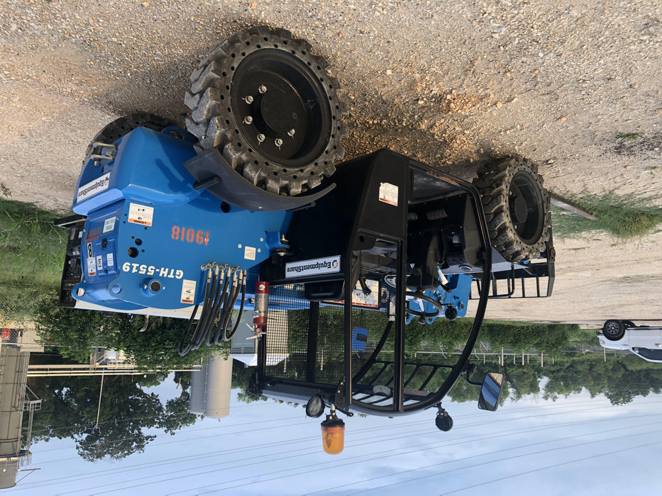 2018 Genie GTH-5519 Genie GTH-5519 Telehandler w/Open ROPS, 48" Carriage/Forks, Solid RT Tires, Work Light Package