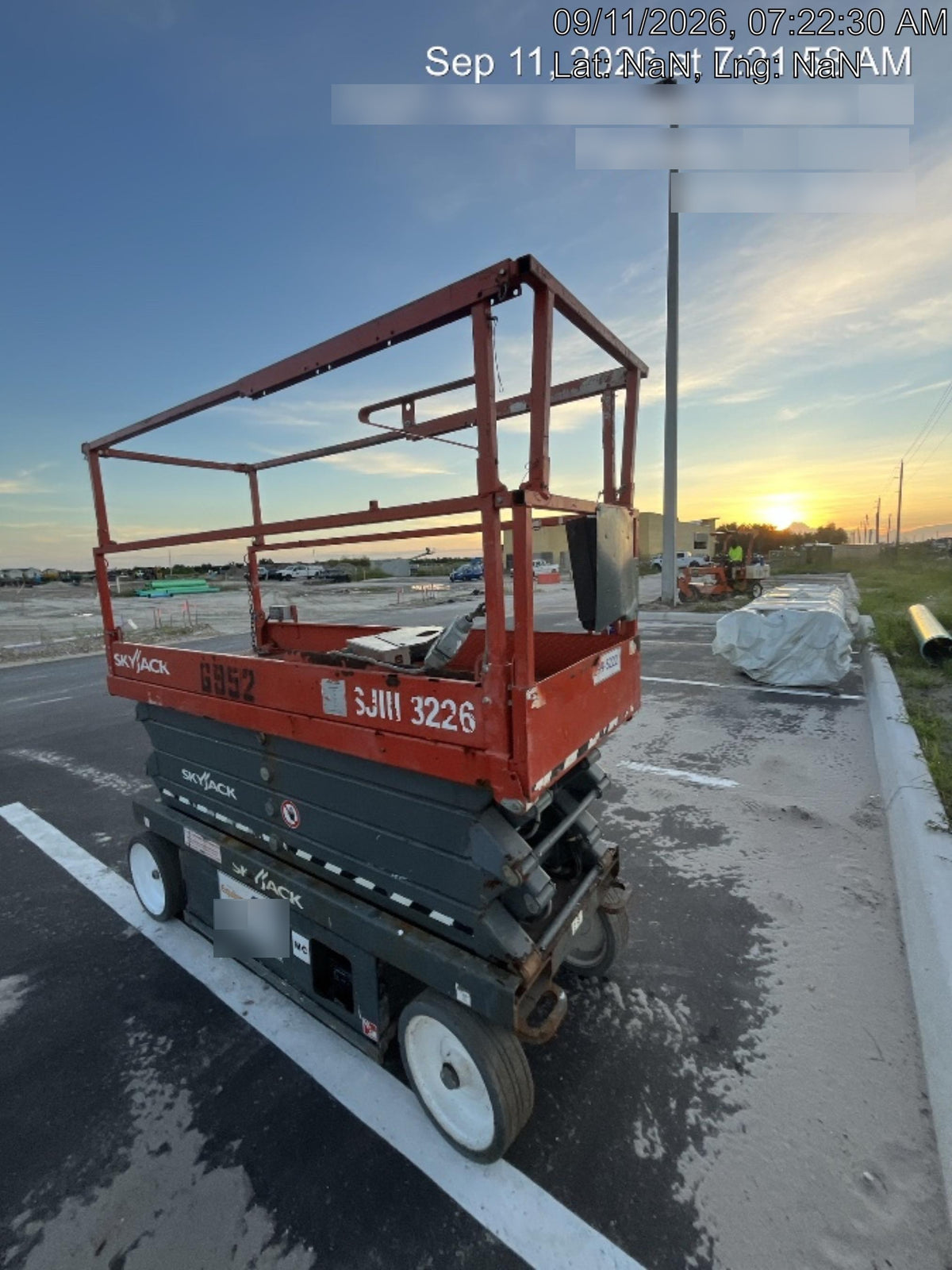 2018 Skyjack SJIII-3226 Skyjack SJIII3226 Scissor Lift w/Trojan Batteries