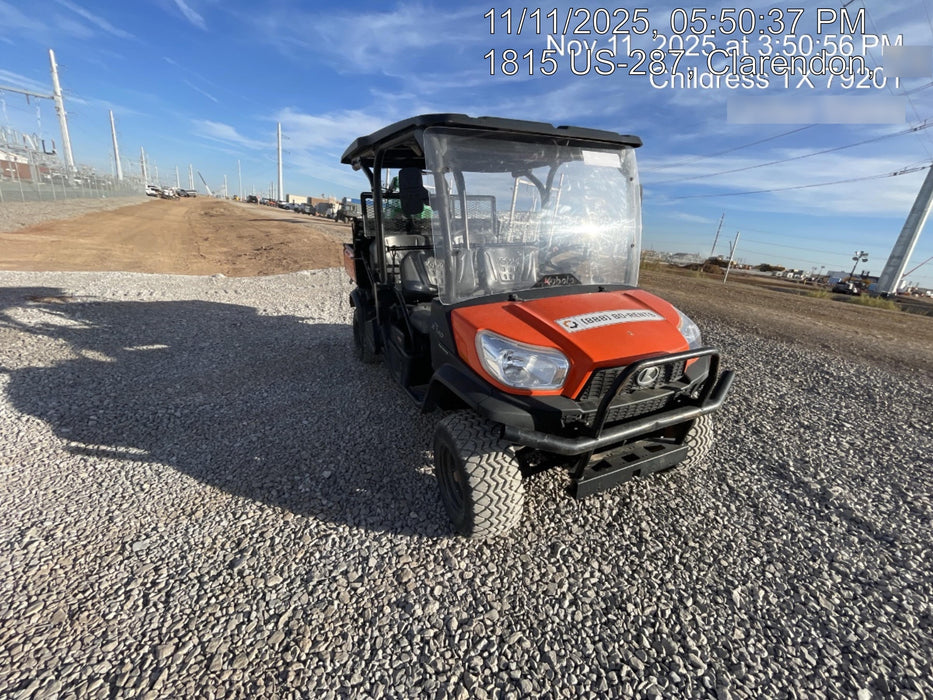 2020 Kubota RTV-X1140 CANOPY,STROBE,BACK UP ALARM,WINDSHIELD, FIRE EXT