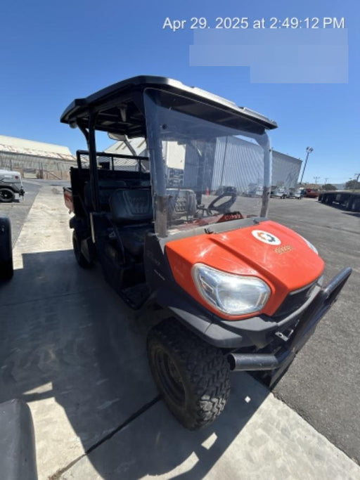 2022 Kubota RTV-X1140W-H Plastic Canopy, Windshield Acrylic Clear, LED Strobe Light, Wire Harness Kit, Back up Alarm