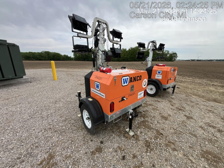 2024 Wanco WLTT-4MM4K Diesel, Deep Sea Controller, Shore Power Plug, Auto Start, (4) 350W LED Floodlights, 4kW Generator, 60 Gal Fuel Tank, 2" Ball, T3