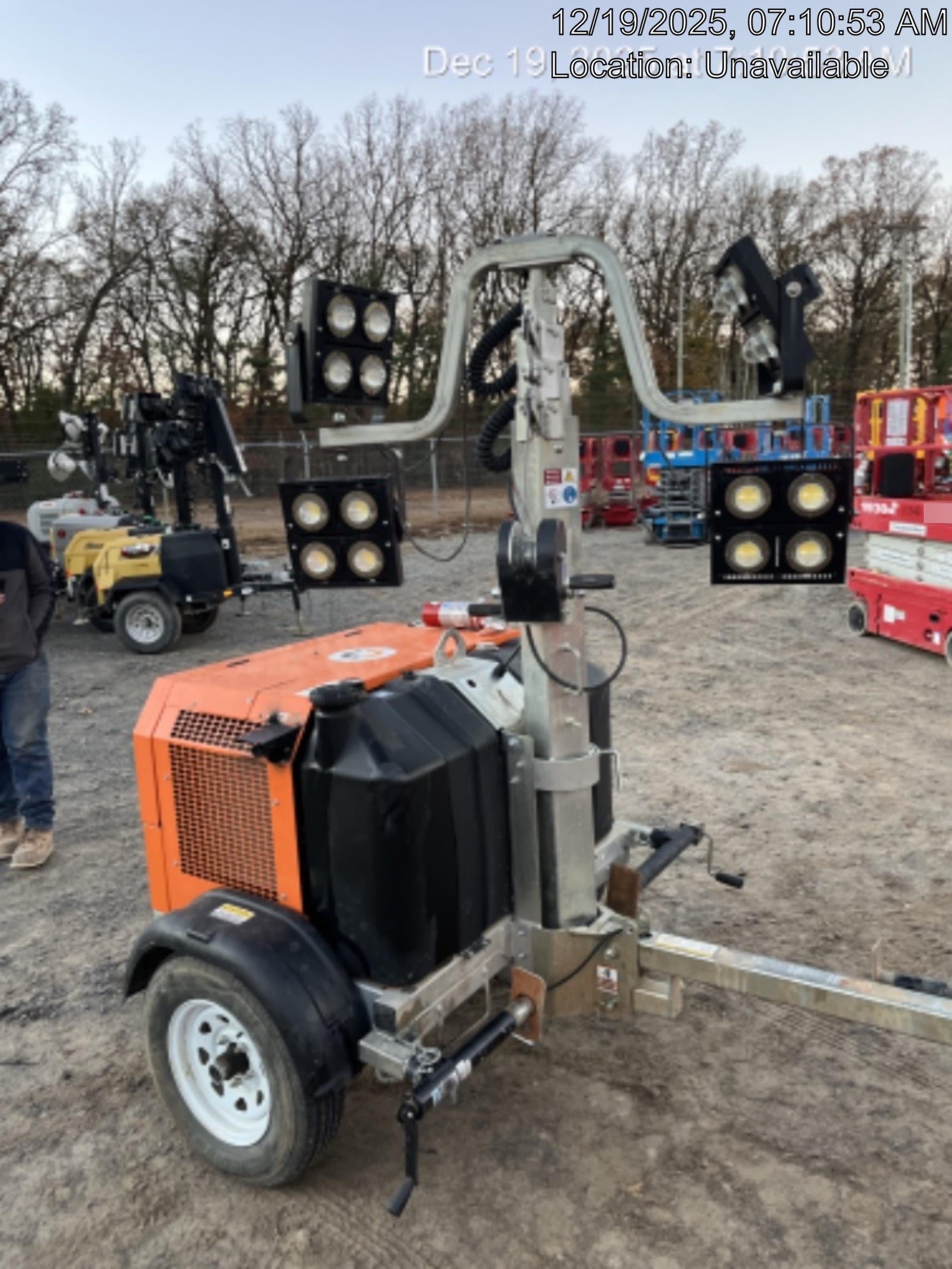 2024 Wanco WLTT-4MM4K Diesel, Deep Sea Controller, Shore Power Plug, Auto Start, (4) 350W LED Floodlights, 4kW Generator, 60 Gal Fuel Tank, 2" Ball, T3