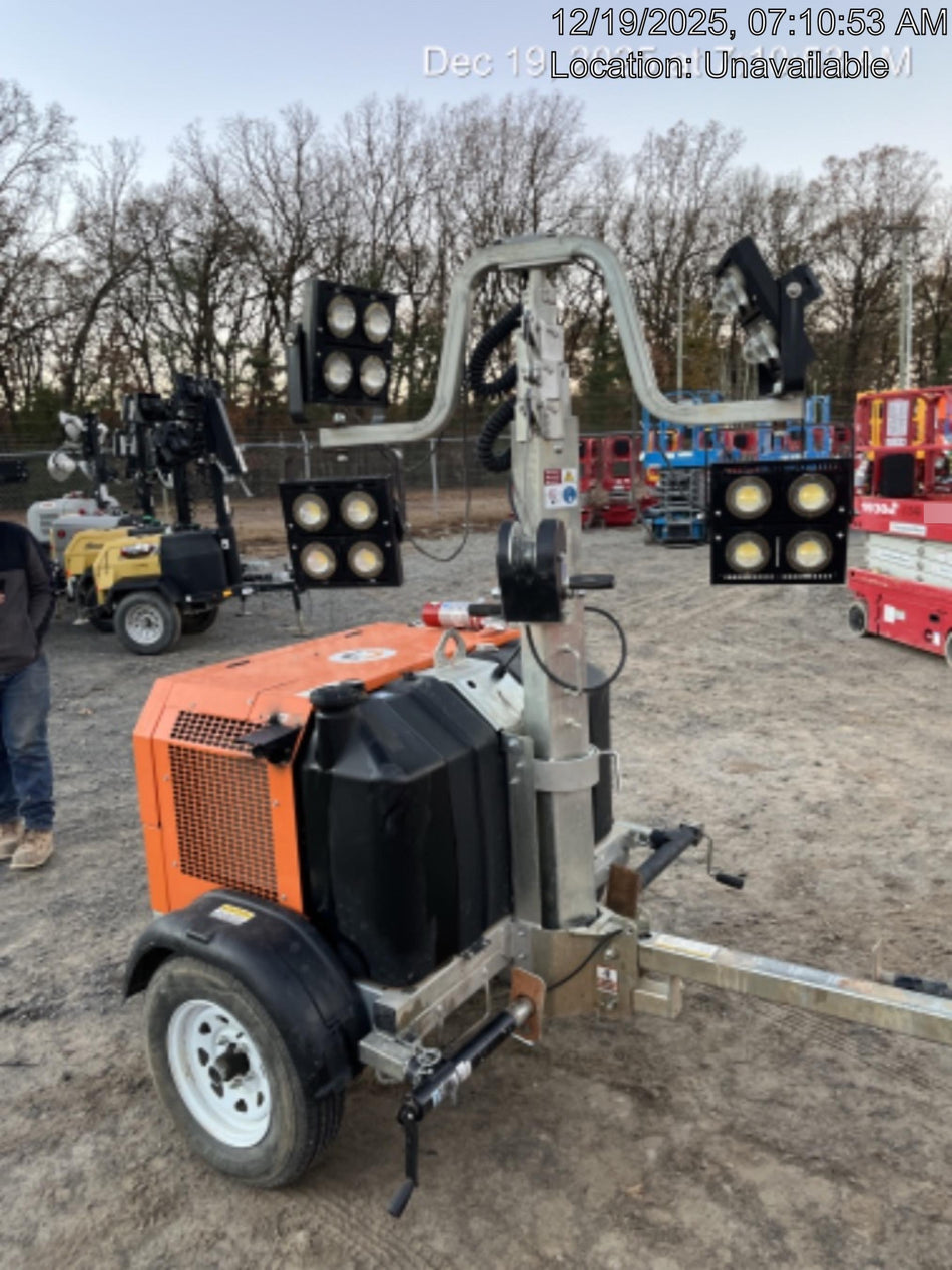 2024 Wanco WLTT-4MM4K Diesel, Deep Sea Controller, Shore Power Plug, Auto Start, (4) 350W LED Floodlights, 4kW Generator, 60 Gal Fuel Tank, 2" Ball, T3