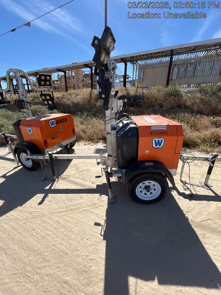 2024 Wanco WLTT-4MM4K Diesel, Deep Sea Controller, Shore Power Plug, Auto Start, (4) 350W LED Floodlights, 4kW Generator, 60 Gal Fuel Tank, 2" Ball, T3