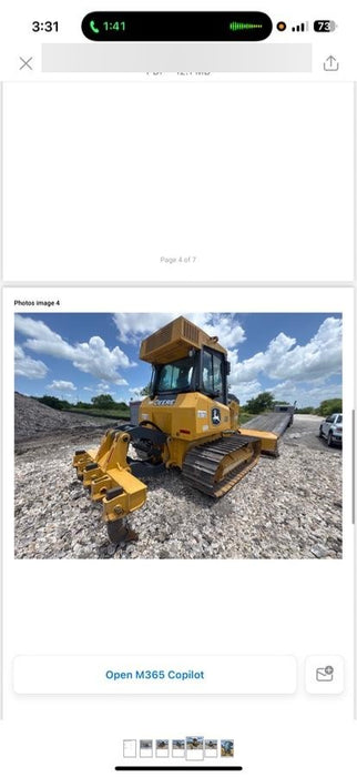 2020 JOHN DEERE 550K