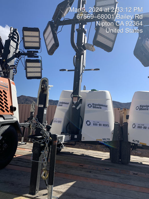 2023 Generac MLT2 Diesel, Flex Switch 120V Input, Powerzone Controller, 
(4) 320W LED Lights, 4kW Generator, 39.9 Gal Fuel Tank, 2" Ball, T3