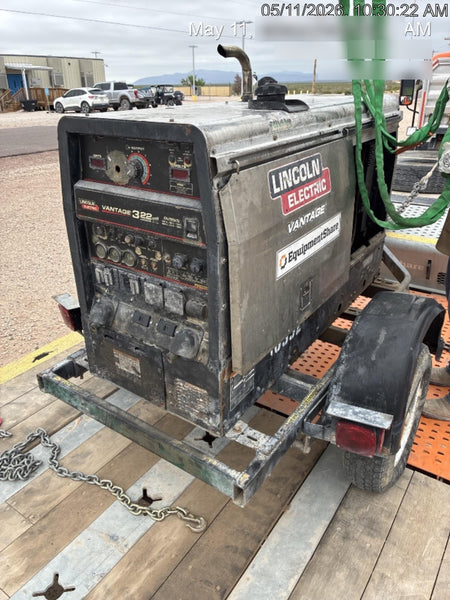 Lincoln Electric Vantage 322 Lincoln Vantage 322 Welder Ready Pak 3 - Vantage 322, Trailer