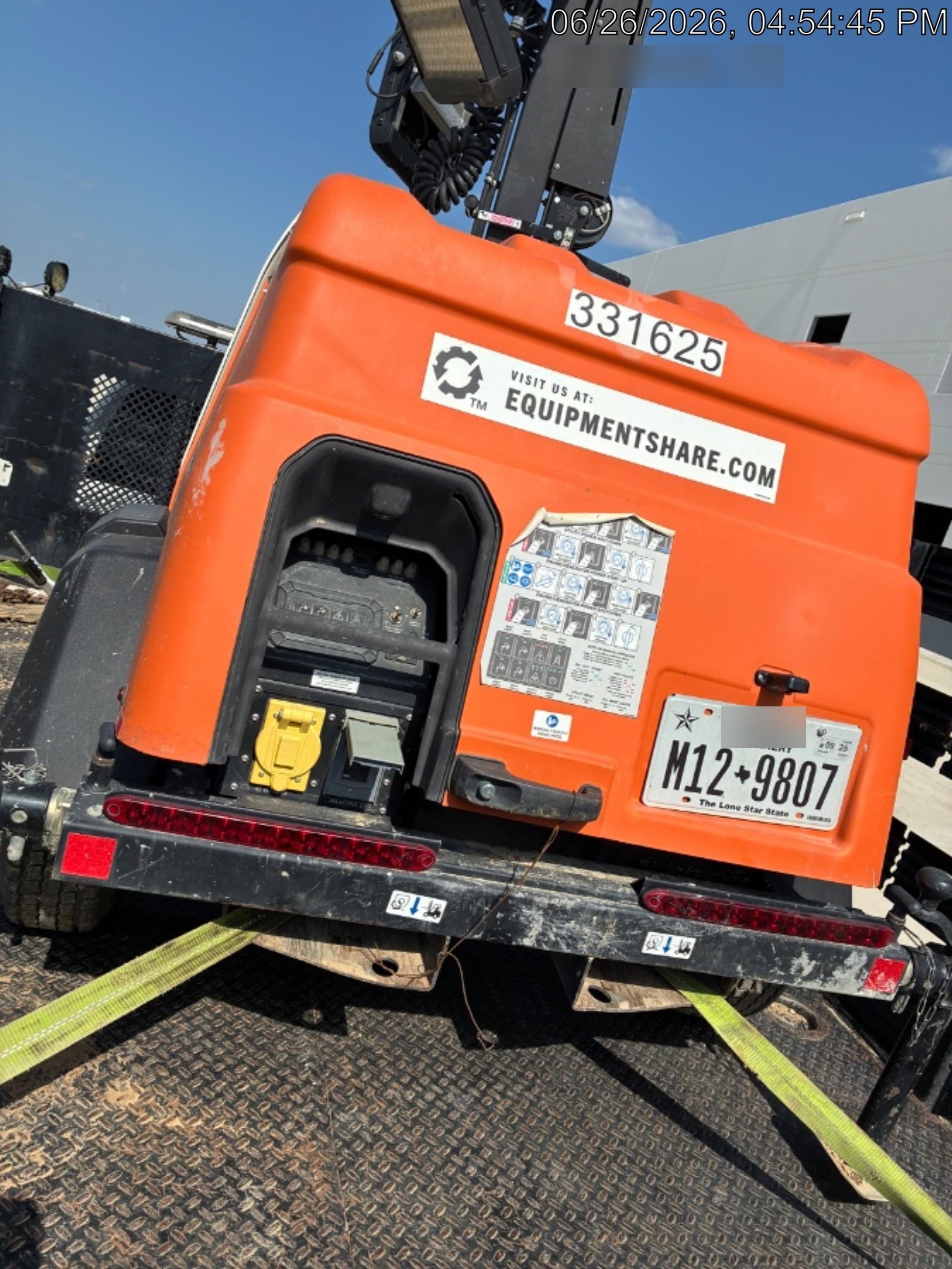 2023 Generac MLT2 Diesel, Flex Switch 120V Input, Powerzone Controller, (4) 320W LED Lights, 4kW Generator, 39.9 Gal Fuel Tank, 2" Ball, T3