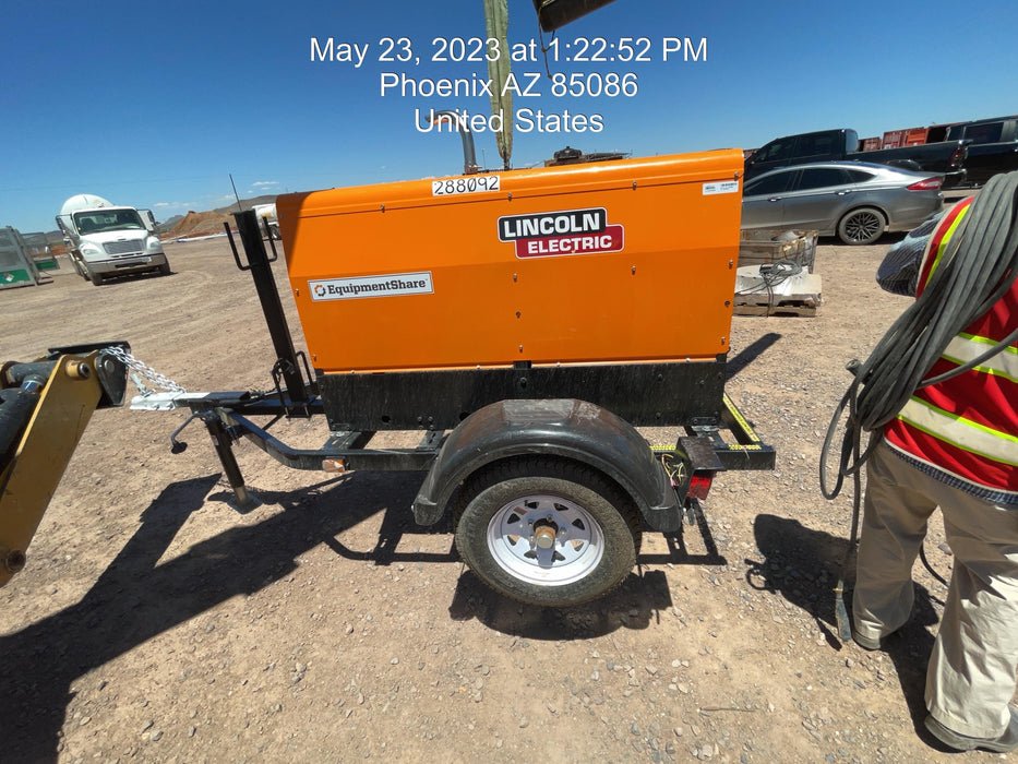 2023 Lincoln Electric LE400 Kubota V1505, Trlr, Cable Rack, Light Kit, ES Decals, T3