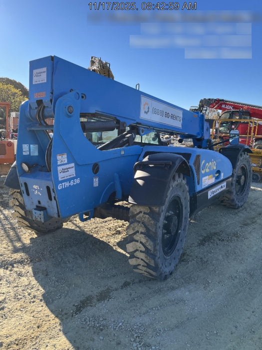 2020 Genie GTH-636 Cab/Heat/Air, Solid Tires, Work Lights, Beacon, Aux Hydraulics, Back up Alarm