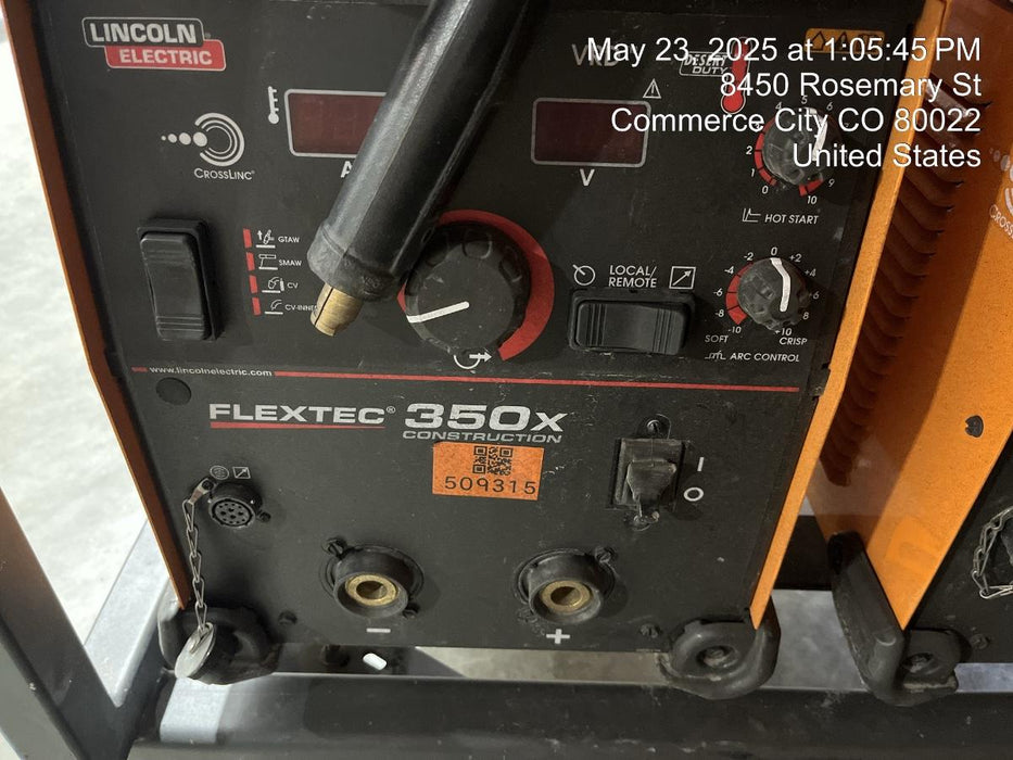 2025 LINCOLN ELECTRIC FLEXTEC 350X