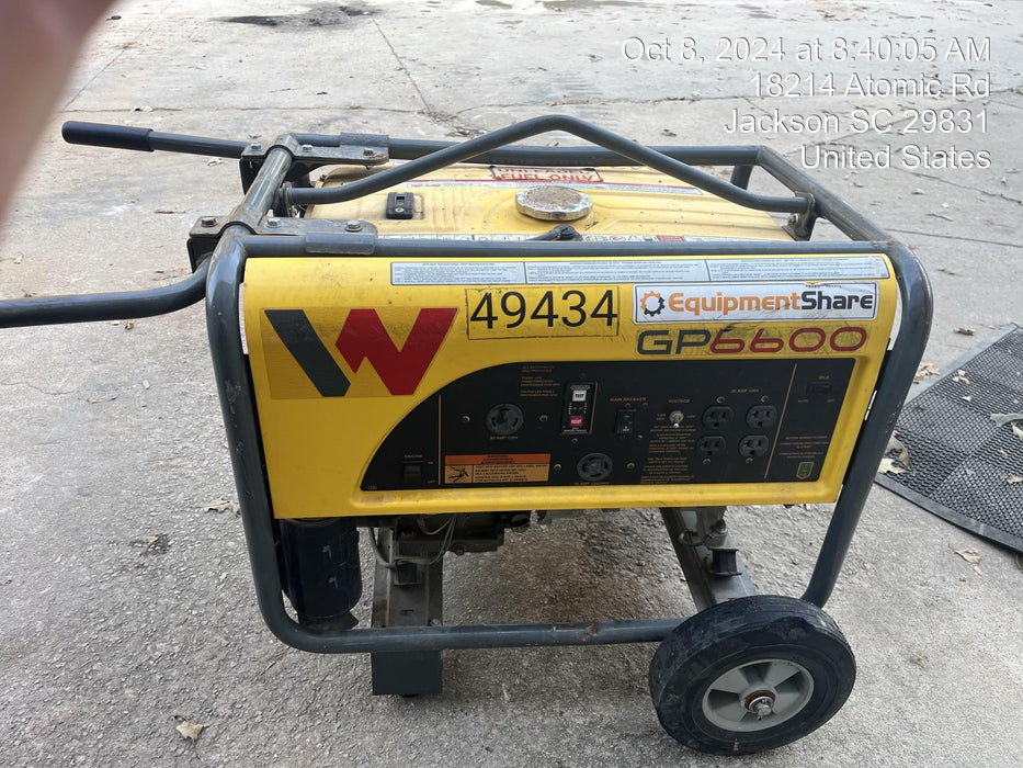 2019 WACKER NEUSON GP6600A