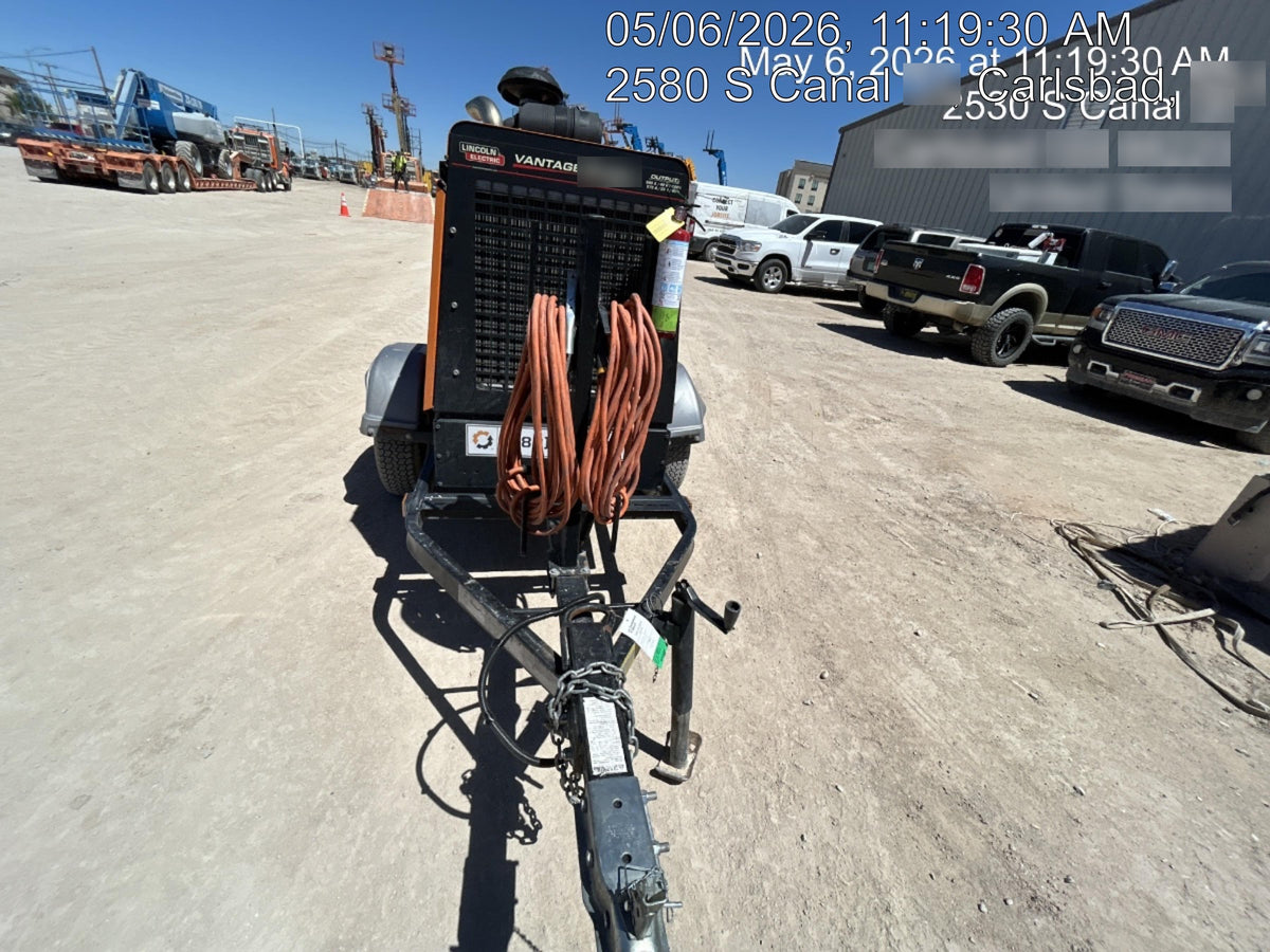 2022 Lincoln Electric Vantage 549X Crosslink Technology, Trailer Mounted, ES Decals, T3