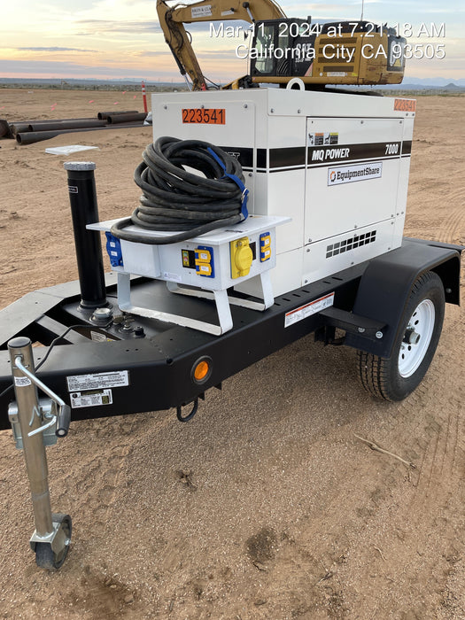 2022 Multiquip DA7000SSA3 Kubota Diesel, Trailer Mounted Package