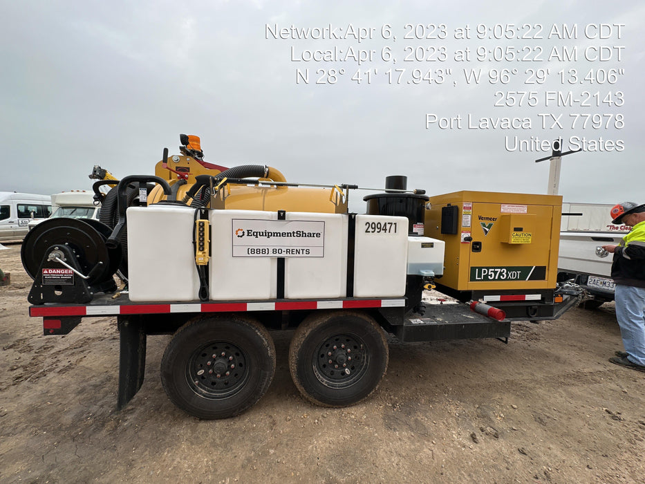 2023 Vac-Tron LP573XDT T4 Koehler Diesel Engine, 500 Gallon Debris Tank, x2 100 Gallon Water Tanks