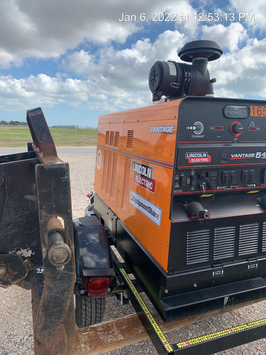 2021 Lincoln Electric Vantage 549X Ready Pak 3, ORANGE (includes trailer, cable rack, fender light kit)