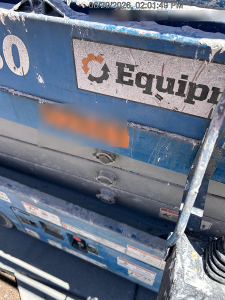 2020 Genie GS-1930 Solid Non Marking Tires, Beacon, Folding rails with half height swing gate