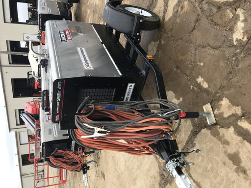 2019 Lincoln Electric Vantage 322 Ready-Pak 3, Two Wheel Trailer, Fender and Light Kit, Cable Rack