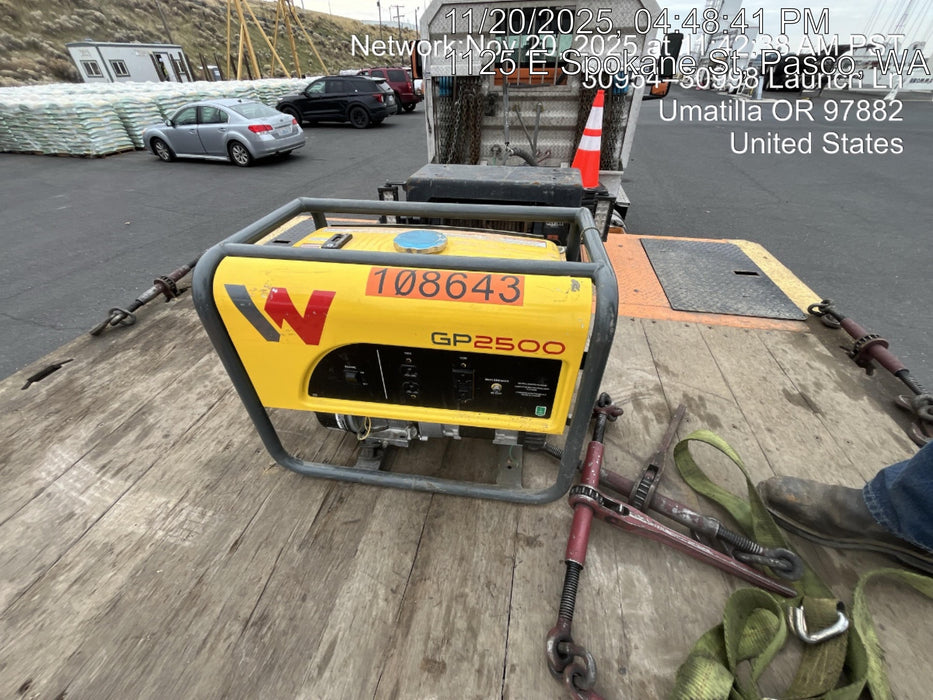 2020 WACKER NEUSON GP2500A