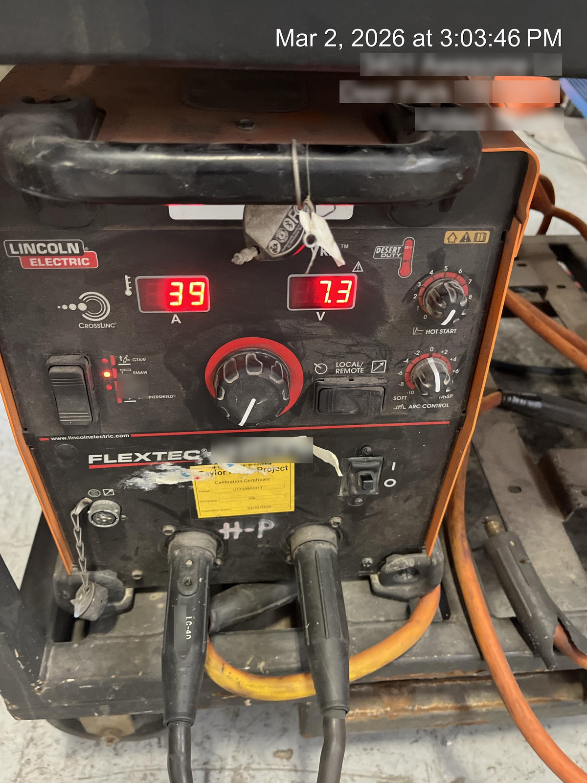 2022 LINCOLN ELECTRIC FLEXTEC 350X