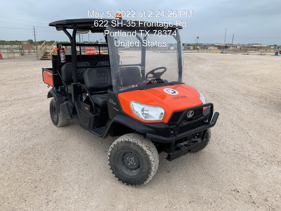 2021 Kubota RTV-X1140W-H Plastic Canopy, Windshield Acrylic Clear, LED Strobe Light, Wire Harness Kit, Back up Alarm