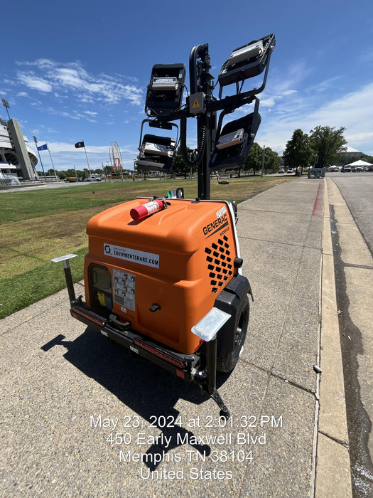 2024 Generac MLT2 Diesel, Flex Switch 120V Input, Powerzone Controller, 
(4) 320W LED Lights, 4kW Generator, 39.9 Gal Fuel Tank, 2" Ball, T3