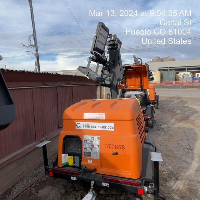 2023 Generac MLT2 Diesel, Flex Switch 120V Input, Powerzone Controller, 
(4) 320W LED Lights, 4kW Generator, 39.9 Gal Fuel Tank, 2" Ball, T3