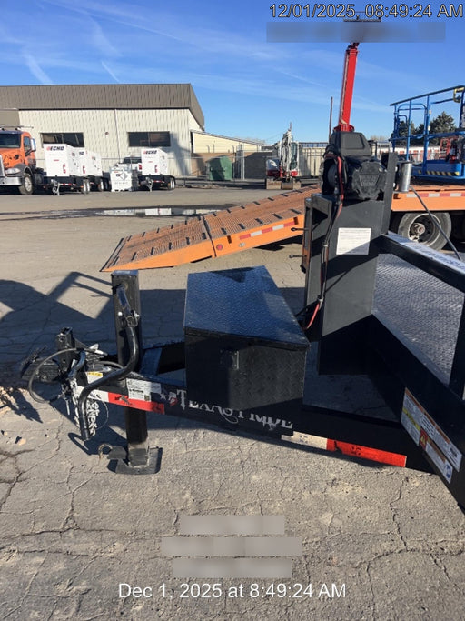 2025 TEXAS PRIDE TRAILERS 21' Lowboy Gravity Tilt Bed 14K Bumper Pull Trailer
