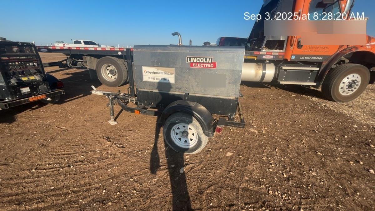 Lincoln Electric Vantage 322 Lincoln Vantage 322 Welder w/Trailer