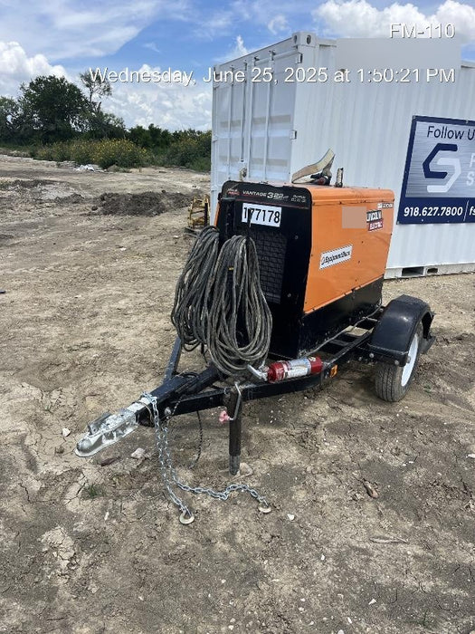 2021 Lincoln Electric Vantage 322 Vantage 322 Ready Pak 3 w/ Decals, ORANGE (includes trailer, cable rack, fender light kit) NO Telematics