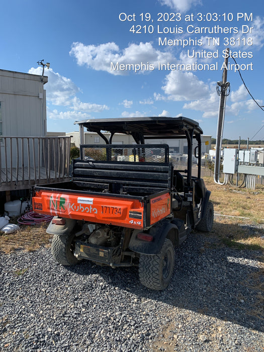 2021 Kubota RTV-X1140W-H Plastic Canopy, Windshield Acrylic Clear, LED Strobe Light, Wire Harness Kit, Back up Alarm