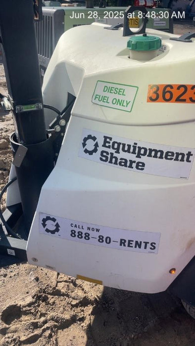 2023 Generac MLT2 Diesel, Flex Switch 120V Input, Powerzone Controller, 
(4) 320W LED Lights, 4kW Generator, 39.9 Gal Fuel Tank, 2" Ball, T3