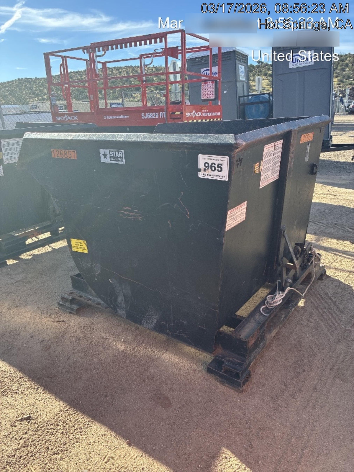 2020 STAR INDUSTRIES M-1820 - Self-Dump Hopper