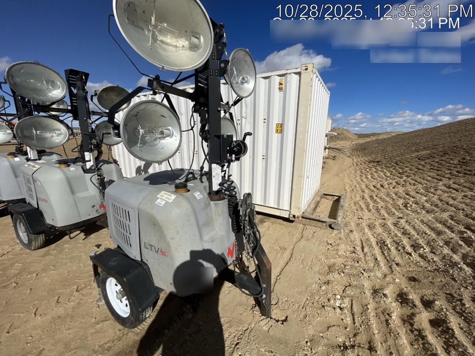 2018 Wacker Neuson LTV6K-MH Wacker Neuson LTV6K Mobile Light Tower w/Fuel Level Sensor Installed
