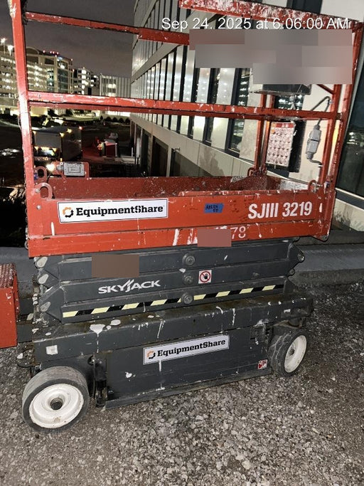 2019 Skyjack SJIII-3219 Standard Options, Trojan Batteries