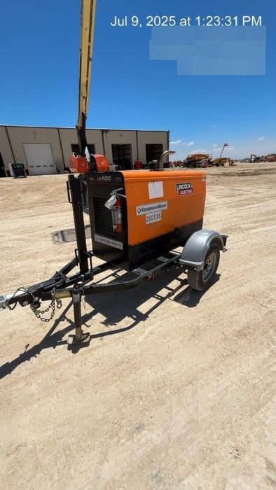 2022 Lincoln Electric LE400 Kubota V1505, Trlr, Cable Rack, Light Kit, ES Decals, T3