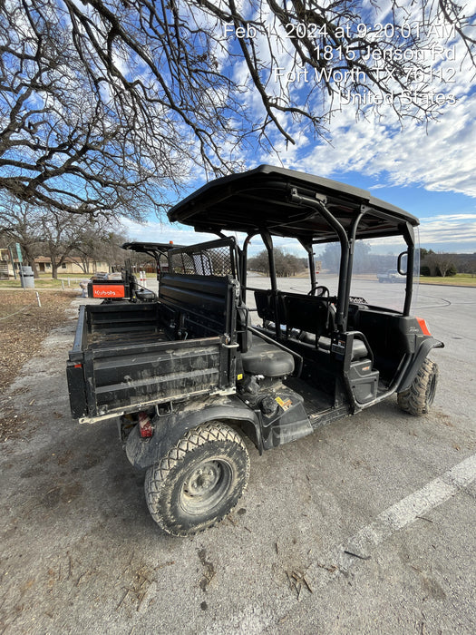 2021 Kubota RTV-X1140W-H Plastic Canopy, Windshield Acrylic Clear, LED Strobe Light, Wire Harness Kit, Back up Alarm