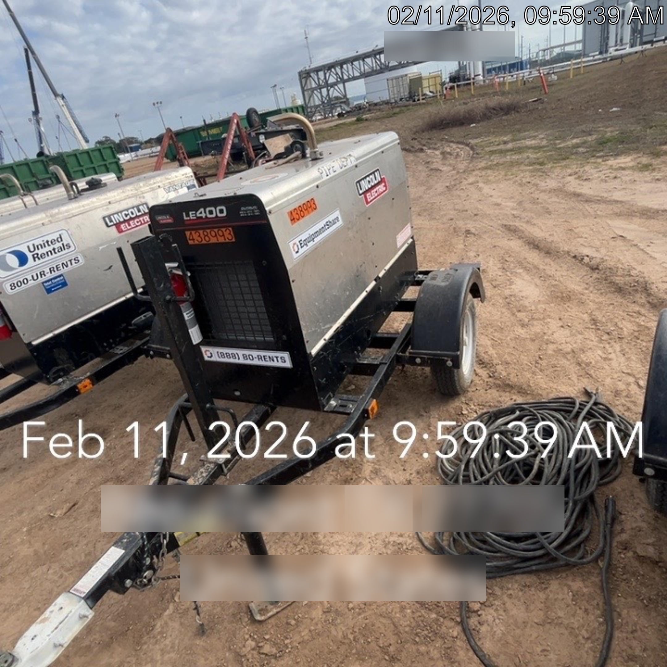 2024 Lincoln Electric LE400 Kubota V1505, Trlr, Cable Rack, Light Kit, ES Decals, T3