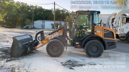 2023 Case 121F Cab, Tool carrier boom, Std speed, Professional package, Limited slip Diff, AC w/heater, Radio w/speakers, Air seat, 335/80 R18 SPT9 L2 Dunlap tires, Creep speed, Hyd SSL Std hyd aux compactible coupler, Auto ride control, Joystick, Transport protection, Std weather package, LED 2 front and rear lights