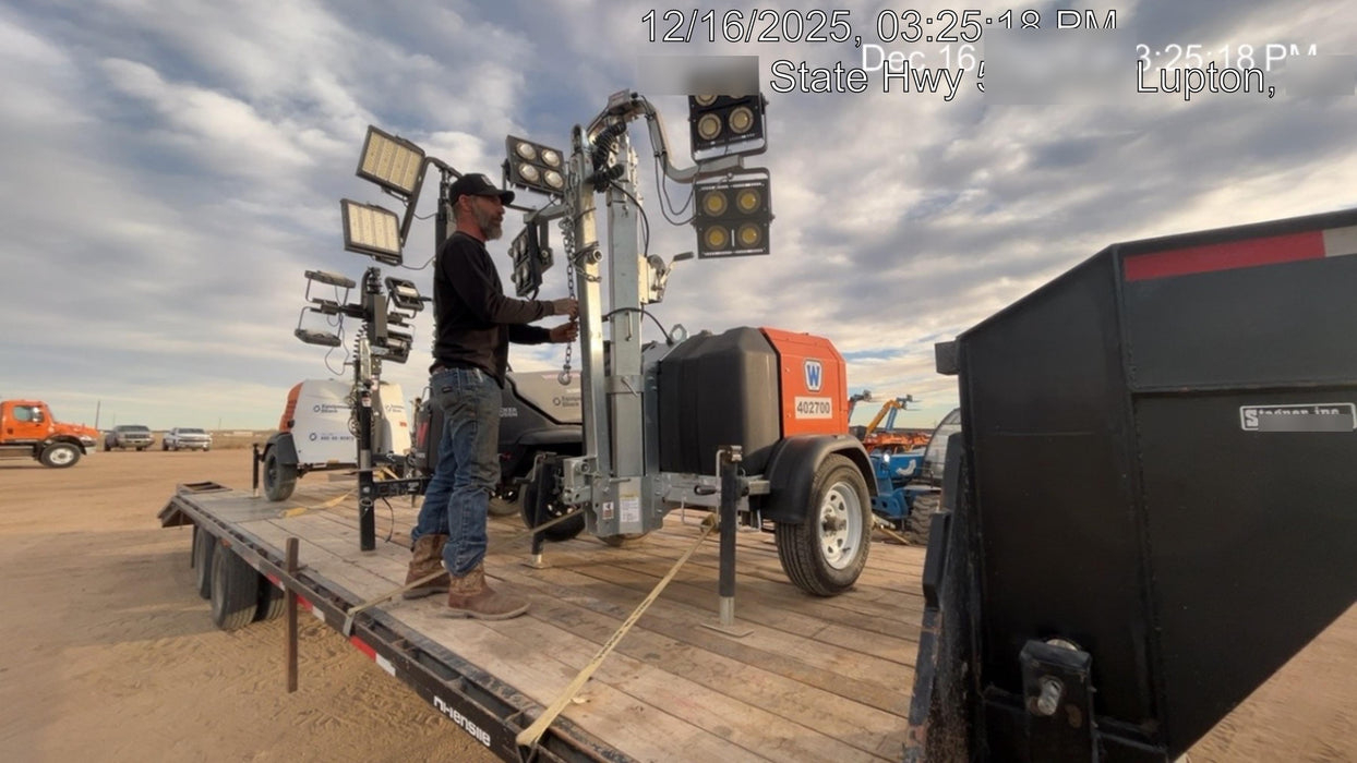 2024 Wanco WLTT-4MM4K Diesel, Deep Sea Controller, Shore Power Plug, Auto Start, (4) 350W LED Floodlights, 4kW Generator, 60 Gal Fuel Tank, 2" Ball, T3