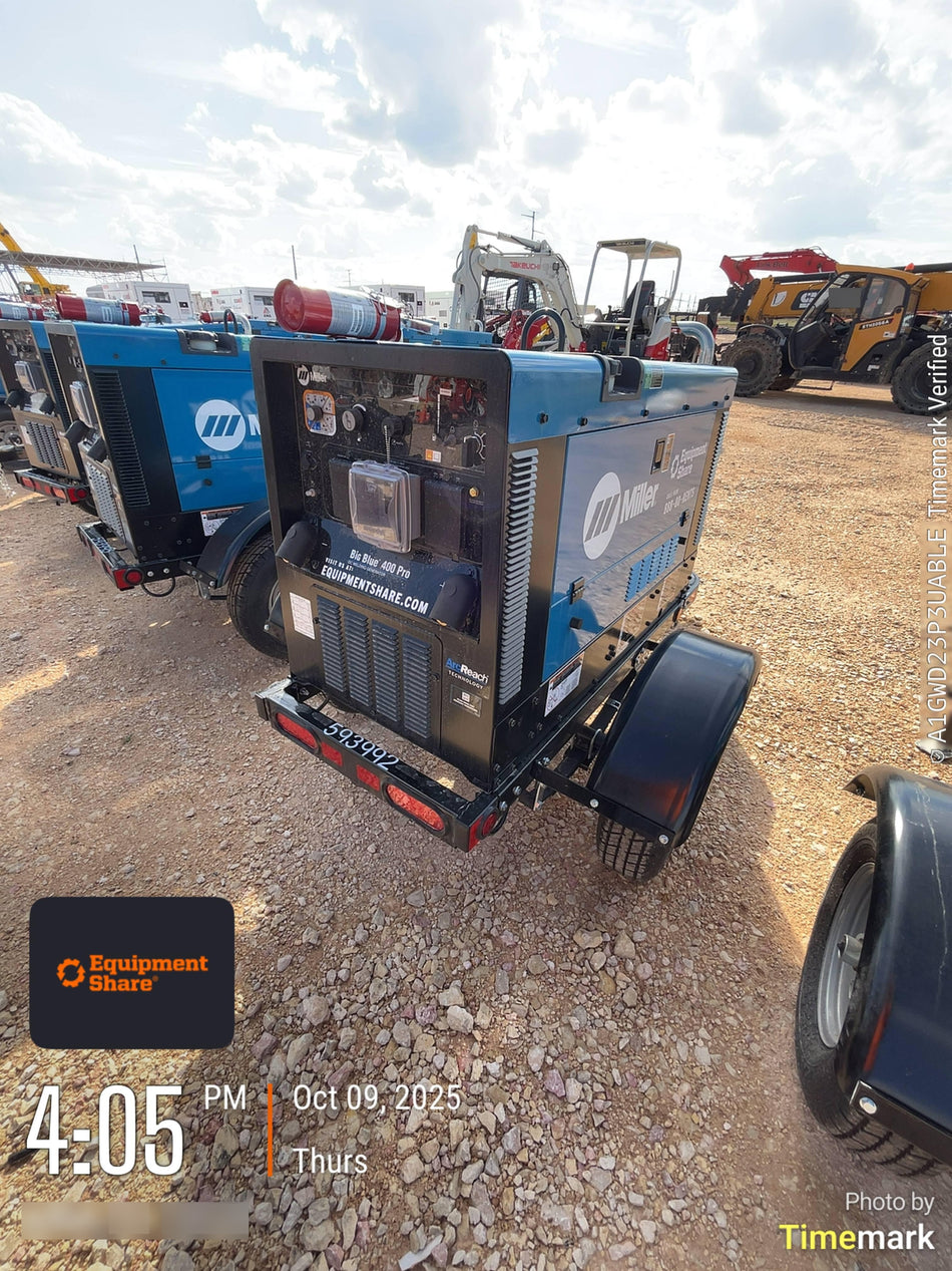 2025 MILLER ELECTRIC BIG BLUE 400