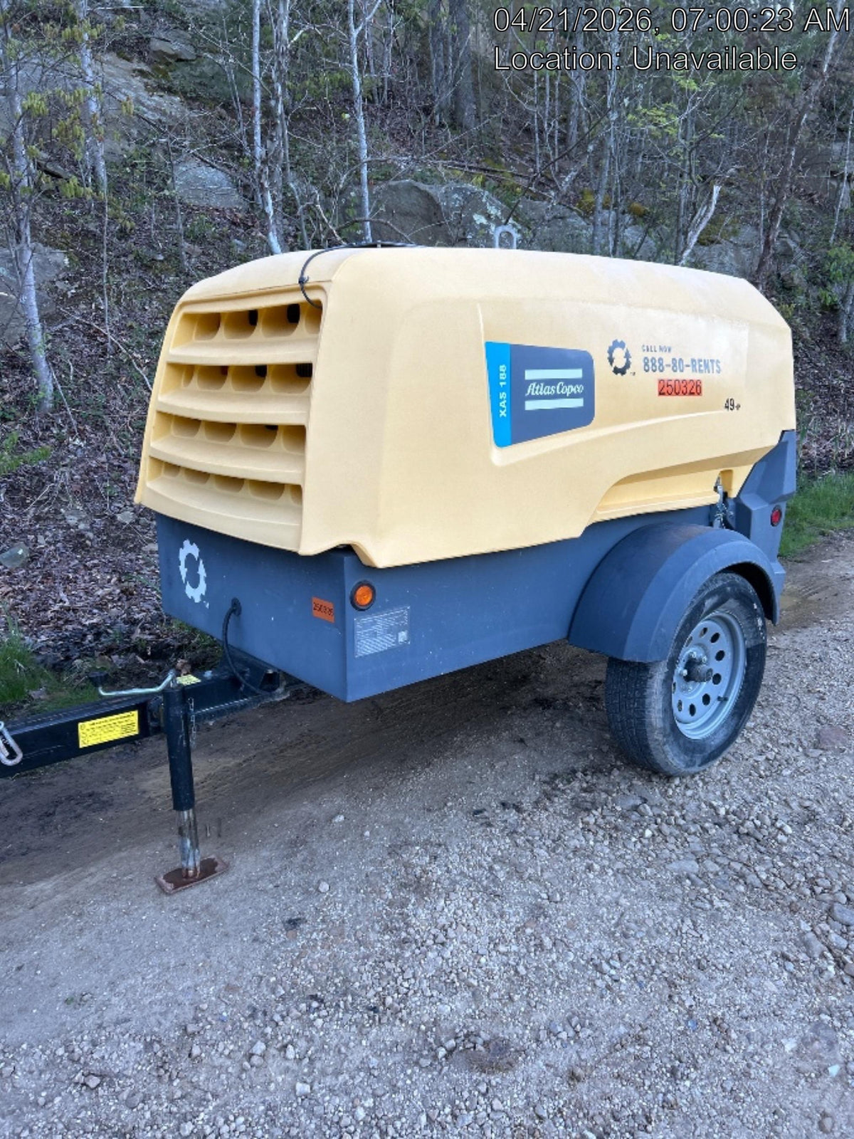 2022 ATLAS COPCO XAS188 CWK