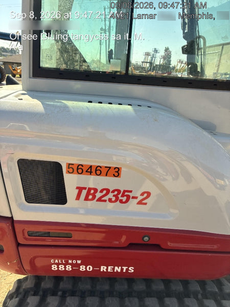 2025 TAKEUCHI TB235-2CR