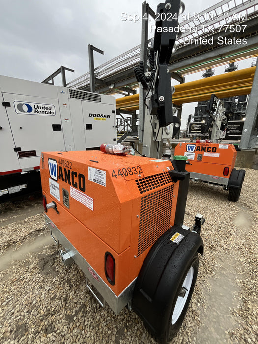 2024 Wanco WLTT-4MM4K Diesel, Deep Sea Controller, Shore Power Plug, Auto Start, (4) 350W LED Floodlights, 4kW Generator, 60 Gal Fuel Tank, 2" Ball, T3