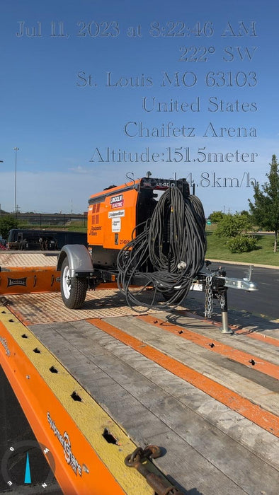 2022 Lincoln Electric LE400 Kubota V1505, Trlr, Cable Rack, Light Kit, ES Decals, T3