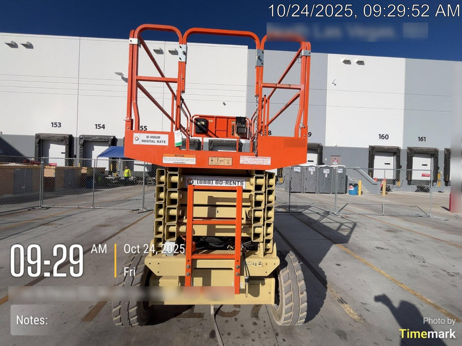 2019 JLG 4069LE Solid Non Marking Tires, Rotating Beacon