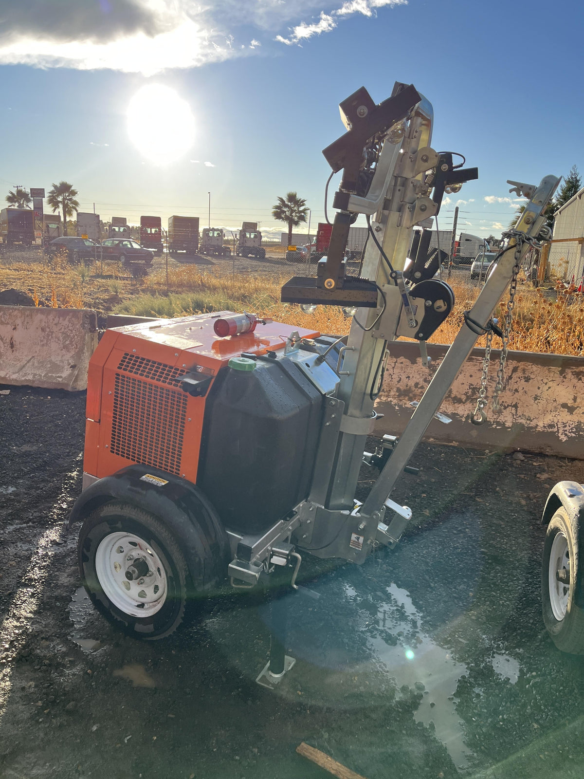 2024 Wanco WLTT-4MM4K Diesel, Deep Sea Controller, Shore Power Plug, Auto Start, (4) 350W LED Floodlights, 4kW Generator, 60 Gal Fuel Tank, 2" Ball, T3