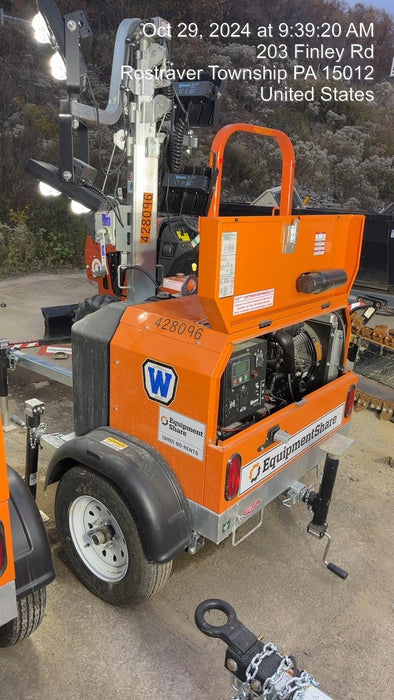 2024 Wanco WLTT-4MM4K Diesel, Deep Sea Controller, Shore Power Plug, Auto Start, (4) 350W LED Floodlights, 4kW Generator, 60 Gal Fuel Tank, 2" Ball, T3