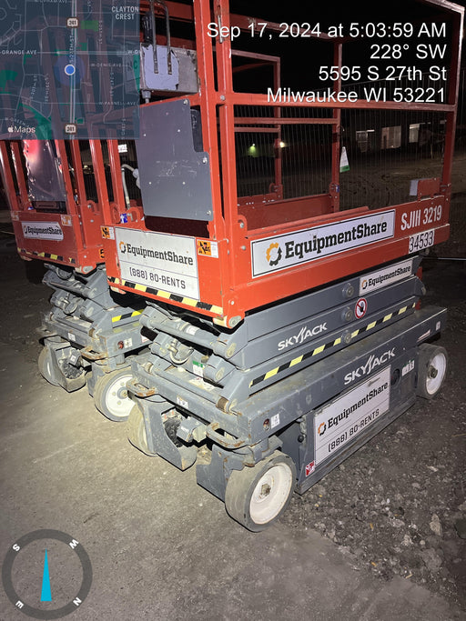 2019 Skyjack SJIII-3219 Standard w/Trojan Batteries