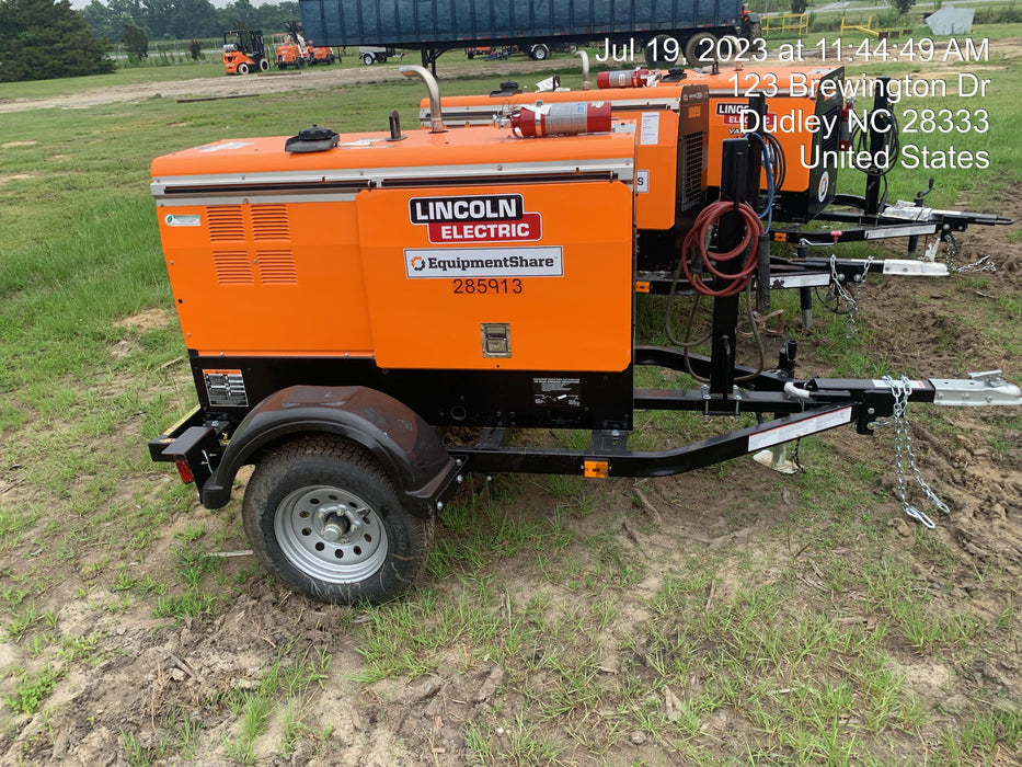 2022 Lincoln Electric LE400 Kubota V1505, Trlr, Cable Rack, Light Kit, ES Decals, T3